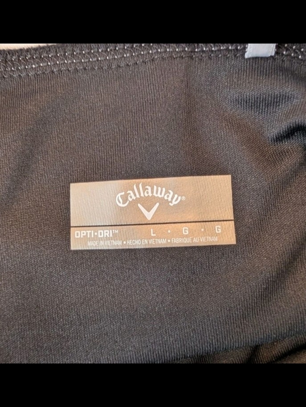 Callaway Black Mini Skirt with White Waistband SZ L - Picture 3 of 4